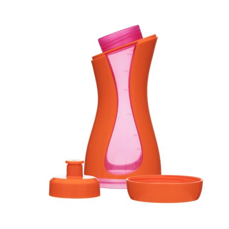 iiamo sport sportsbottle and drinking bottle in orange/pink