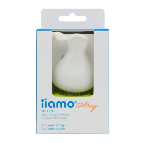 iiamo string soother with soother cap in the package