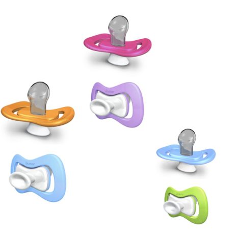 Available colors of iiamo peace pacifiers