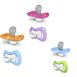 Available colors of iiamo peace pacifiers