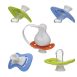 iiamo string orange set of soother with soother protection with 2 packs iiamo peace soothers green + blue