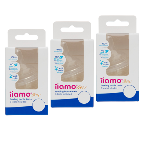 iiamo flow bottle teats discount pack with all sizes